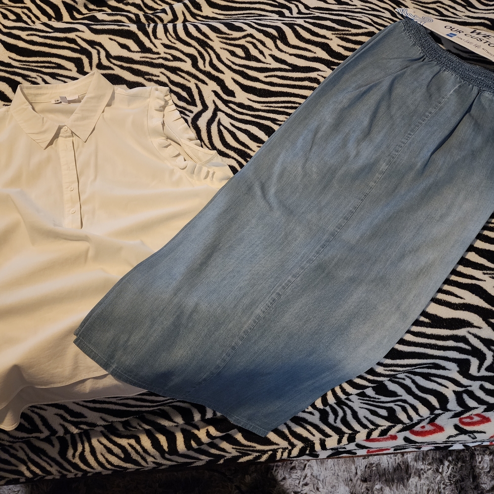 Light Blue Flare & Wide Leg Jeans